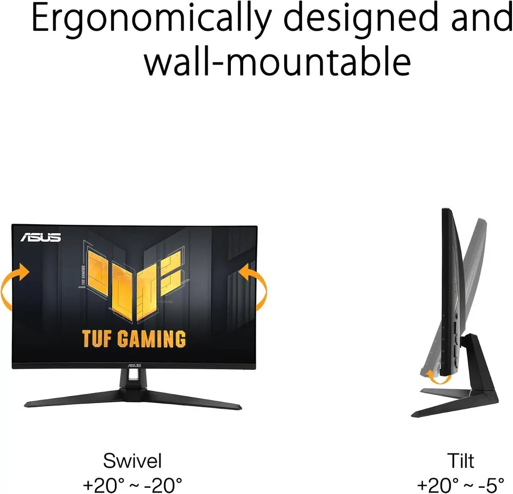 ASUS TUF Gaming VG27AQ3A 27-Inch 1440p 180Hz Monitor, photo 5