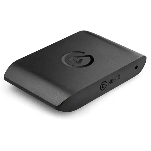 Black Elgato HD60 X external capture card for PS5, Xbox and Switch 2