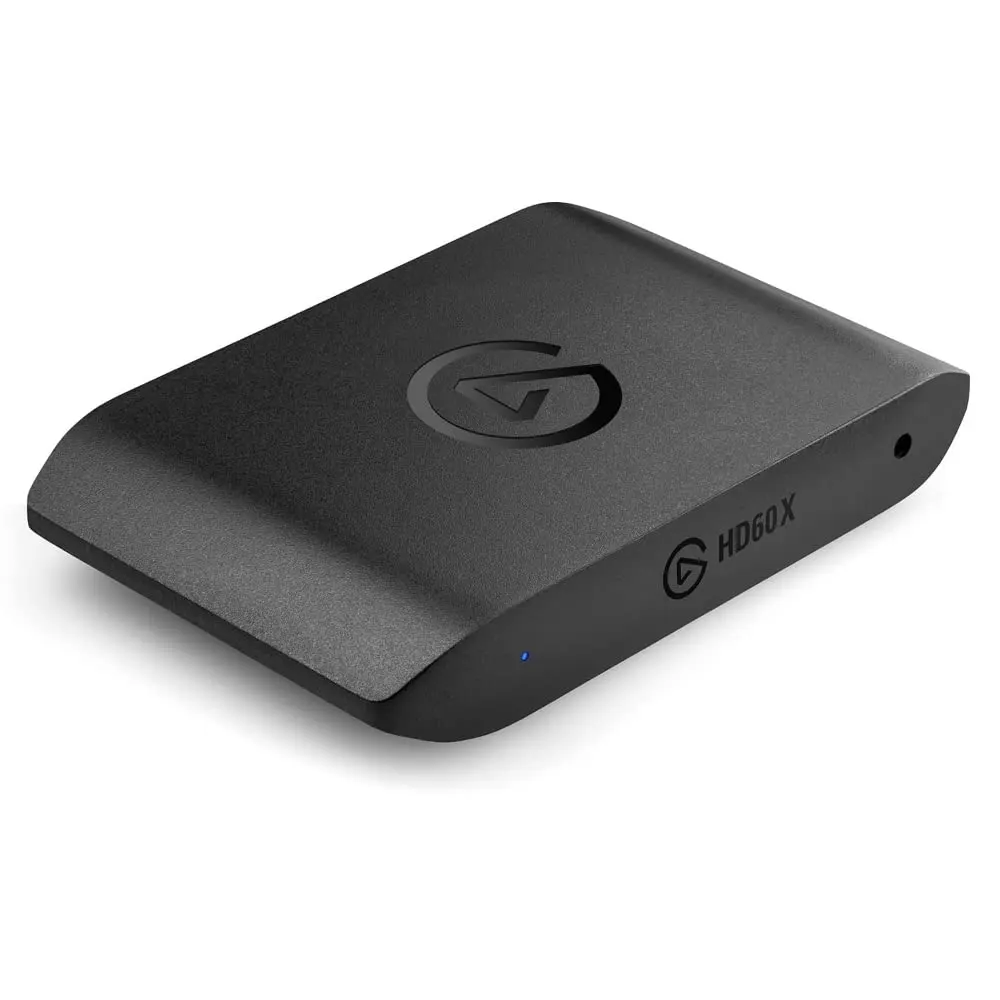 Black Elgato HD60 X external capture card for PS5, Xbox and Switch 2