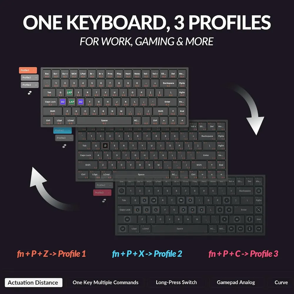 Keychron K2 HE Wireless Hall Effect Keyboard, photo 3