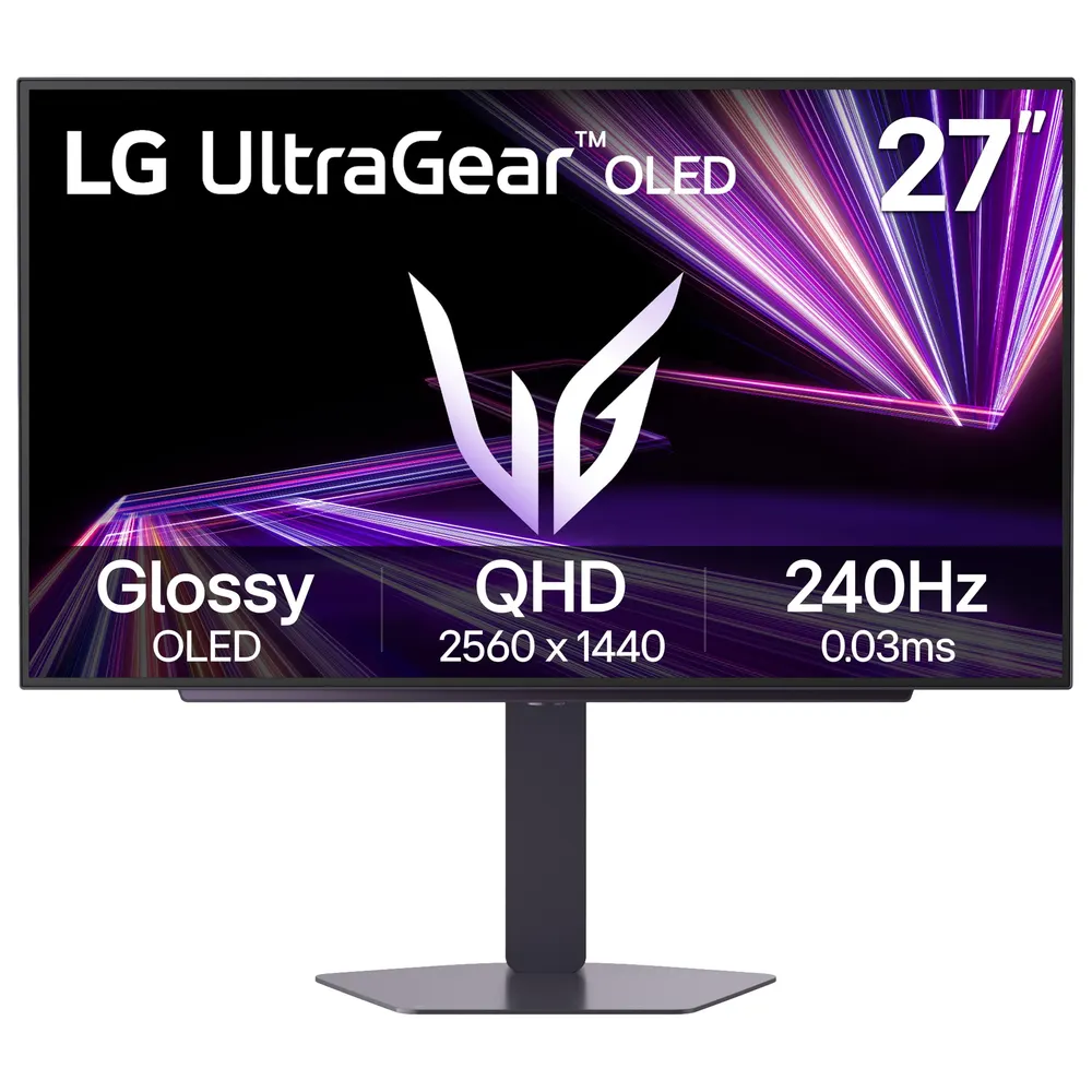 LG UltraGear 27GX704A 27-inch glossy QHD OLED gaming monitor