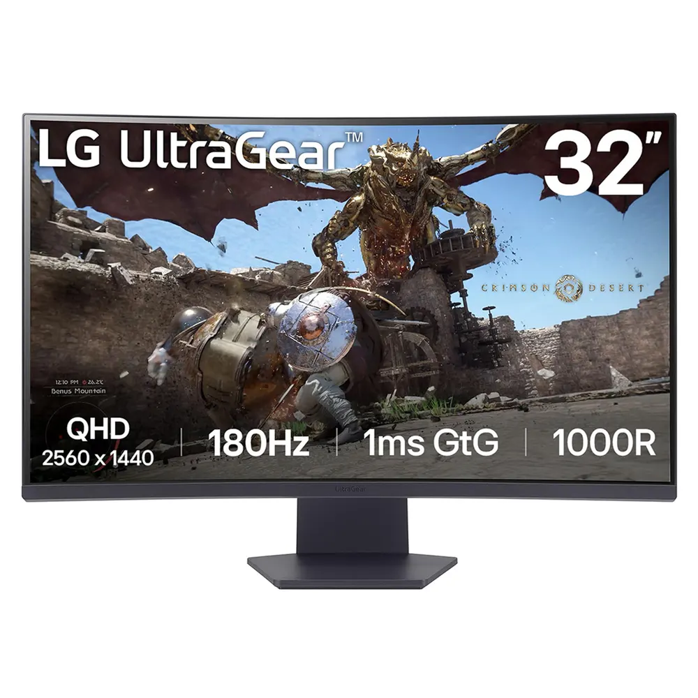 LG UltraGear 32GS60QC 32-inch curved QHD gaming monitor