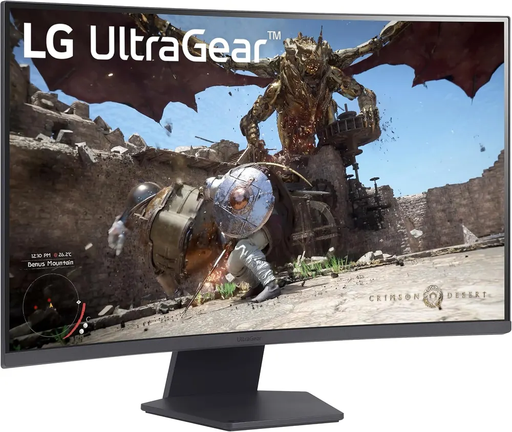LG UltraGear 32GS60QC 32-Inch Curved 1440p Gaming Monitor, photo 2