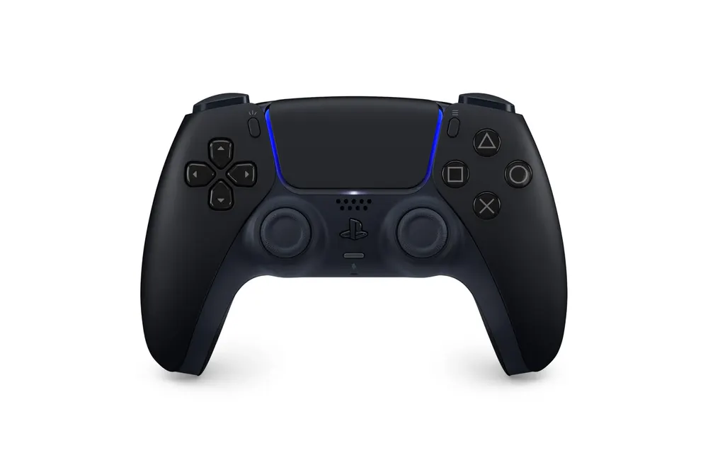 Midnight black PlayStation DualSense wireless controller for PS5