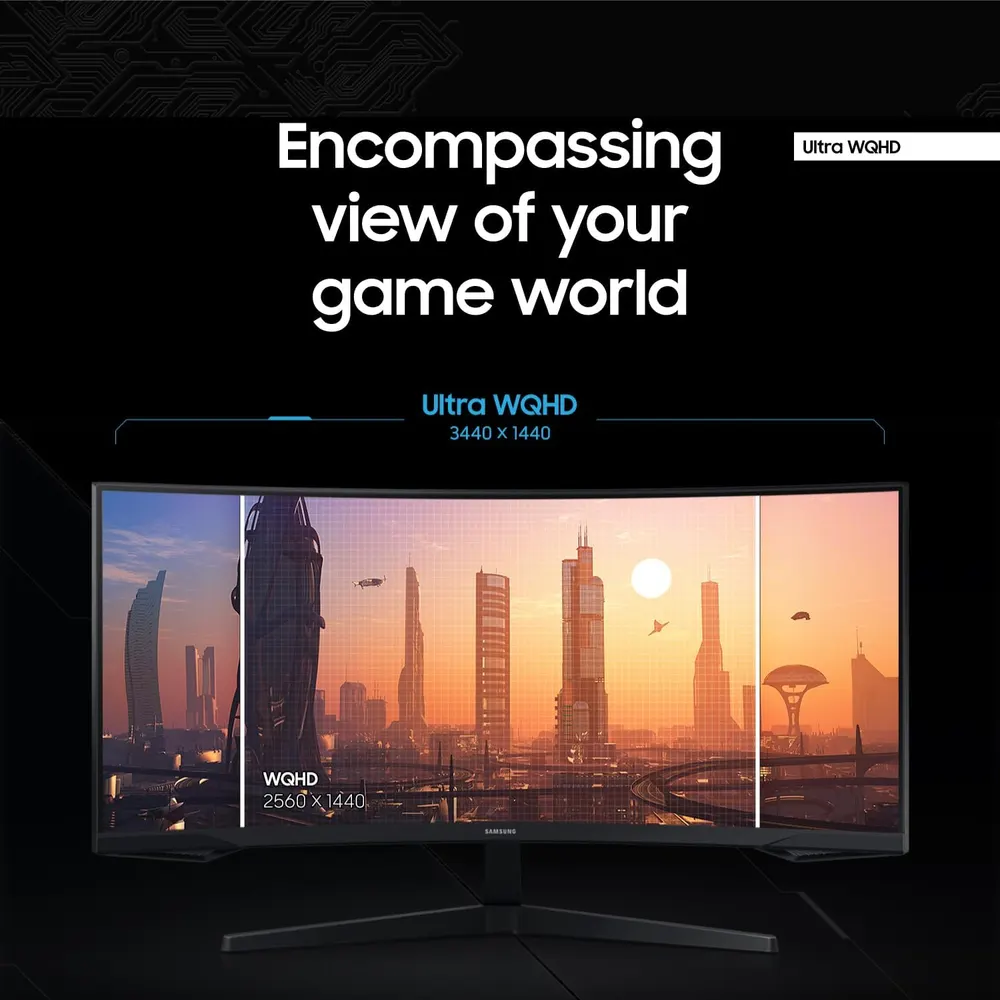 Samsung 34-Inch Odyssey G5 Ultrawide Curved Gaming Monitor, photo 3