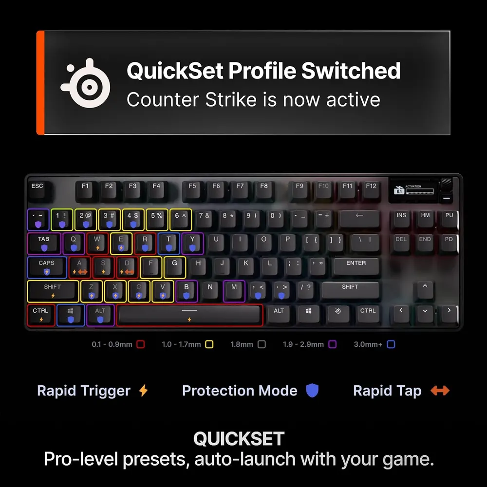 SteelSeries Apex Pro TKL Gen 3 Gaming Keyboard, photo 3
