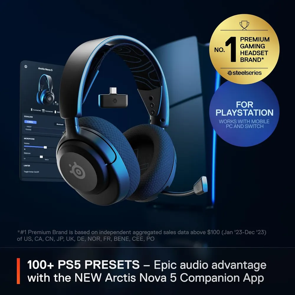 SteelSeries Arctis Nova 5P Wireless Gaming Headset, photo 2